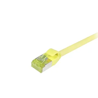 Patchkabel RJ45, CAT6A 500Mhz, 10m, gelb, S-STP(S/FTP), slimline rund d=4,5mm, TPE/LSZH(Superflex), AWG28, mit CAT7 Rohkabel, Synergy 21 Patchkabel RJ45, CAT6A 500Mhz, 10m, gelb, S-STP(S/FTP), slimline rund d=4,5mm, TPE/LSZH(Superflex), AWG28, mit CAT7 Rohkabel, Synergy 21