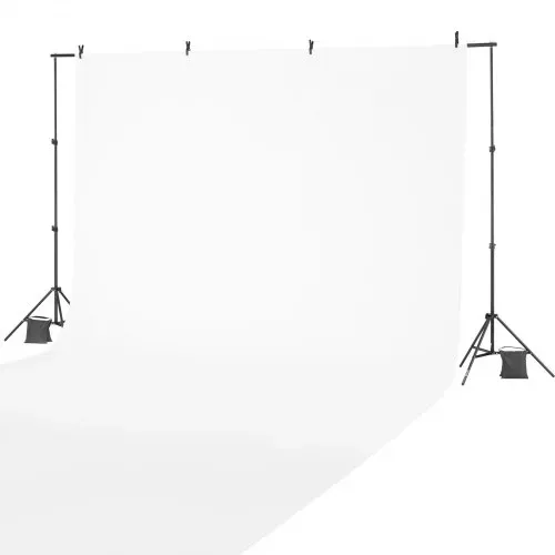 VEVOR Hintergrundständer verstellbares Fotohintergrundständer (Hintergrundtuch: 198 x 300 cm), tragbarer Hintergrundständer mit 5 Stangen, Bildschirmständer für Produktfotografie Studiofotografie – Bild 10