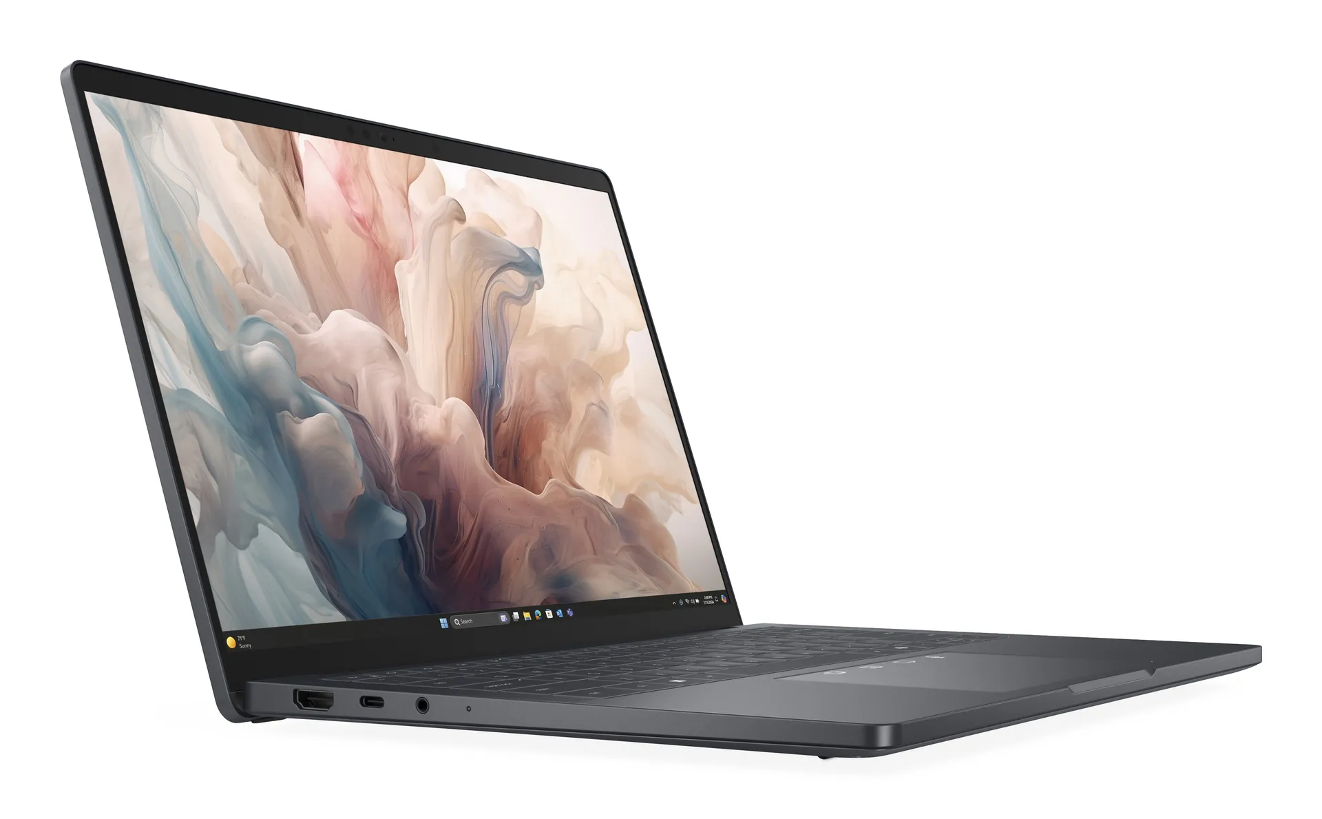 DELL Pro 14 Premium PA14250 Copilot+ PC Intel Core Ultra 7 268V Laptop 35,6 cm (14") Touchscreen Quad HD+ 32 GB LPDDR5x-SDRAM 512 GB SSD Wi-Fi 7 (802.11be) Windows 11 Pro Deutsch Grau – Bild 4