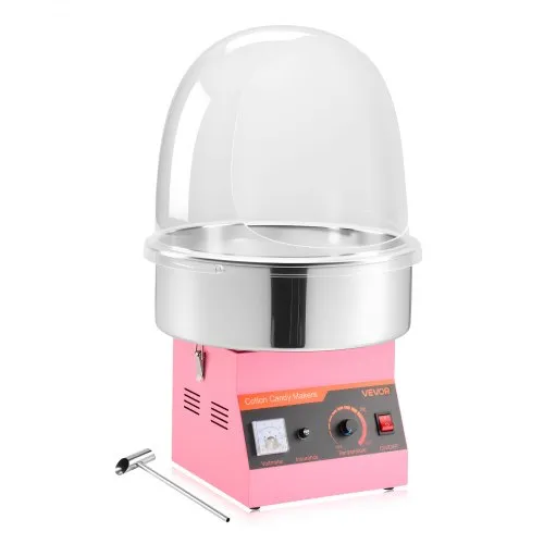 VEVOR Elektrische Zuckerwattemaschine 1000 W, Zuckerwattenmacher mit Abdeckung & Edelstahlschüssel & Zuckerlöffel, Ideal für Karneval Geburtstage Familienfeiern, Zuckerwattegerät Rosa VEVOR Elektrische Zuckerwattemaschine 1000 W, Zuckerwattenmacher mit Abdeckung & Edelstahlschüssel & Zuckerlöffel, Ideal für Karneval Geburtstage Familienfeiern, Zuckerwattegerät Rosa