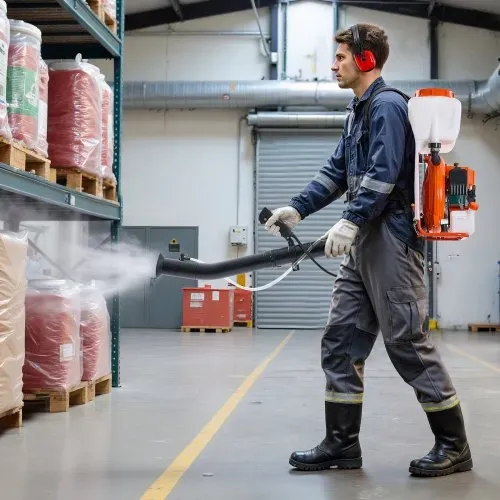 VEVOR Rucksack-Nebelsprühgerät, 63 cc, 3 PS-Motor, gasbetriebener Nebelsprüher mit 16 L-Tank, Pulver- & Flüssigkeitsnebelsystem, für Gartenarbeit & Landwirtschaft, Gemüsegewächshäuser – Bild 7