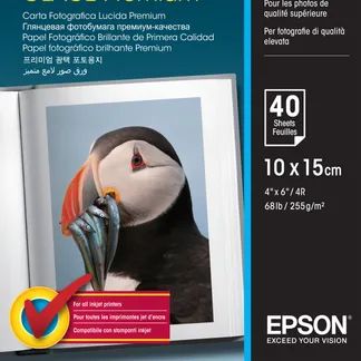 Epson Premium Glossy Photo Paper – 10x15cm – 40 Blätter Epson Premium Glossy Photo Paper – 10x15cm – 40 Blätter