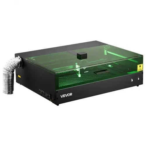 VEVOR Lasergravierer, 20 W, Lasergravur- & Schneidemaschine mit integrierter Kamera, Laserschneider, 36.000 mm/min, Arbeitsbereich 50 x 32 cm, für Holz, Leder, Glas, Papier, bestimmte Metalle, Klasse 1 – Bild 10