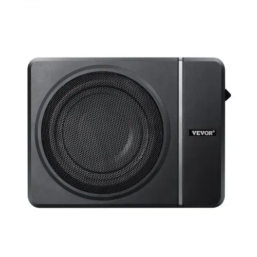 VEVOR Untersitz Auto Subwoofer 240 W schlanker Auto Subwoofer mit Stromversorgung, Subsystem mit eingebautem Verstärker, Hoch-/Niedrigpegel-Eingang und Lautstärkeregler für SUVs Lkws Wohnmobile – Bild 10