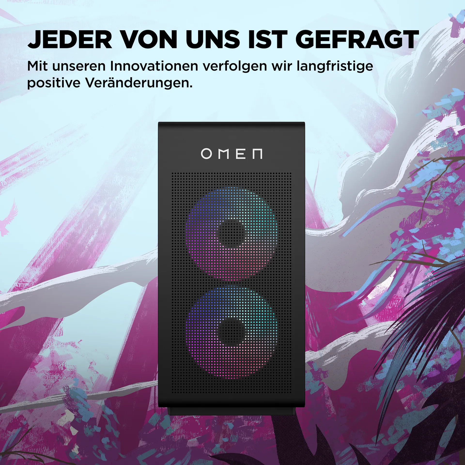 HP OMEN 35L Gaming GT16-0189ng AMD Ryzen™ 7 8700F 32 GB DDR5-SDRAM 1 TB SSD NVIDIA GeForce RTX 5070 FreeDOS Tower PC AI PC Schwarz – Bild 7