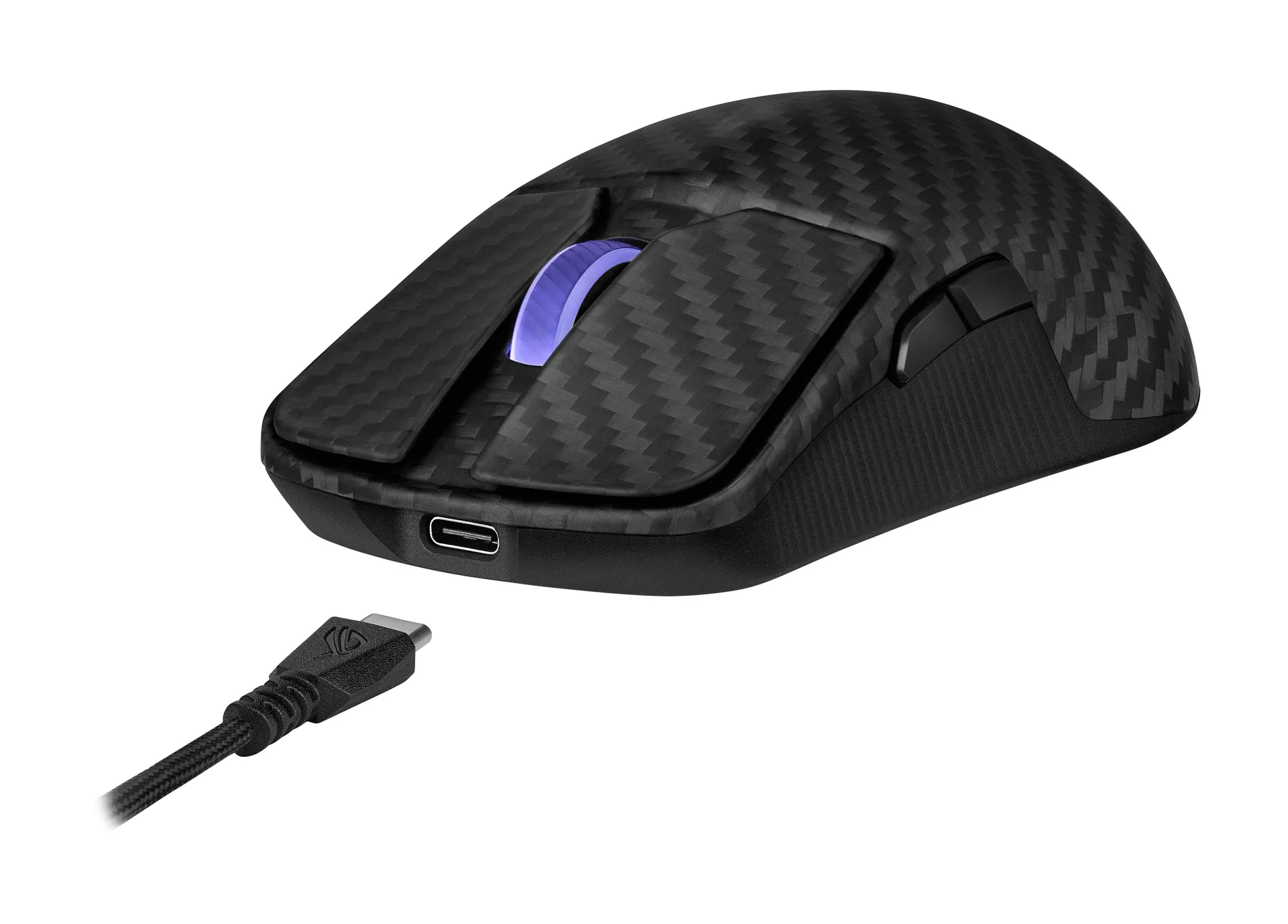 ASUS ROG Harpe Ace Extreme Maus Gaming rechts RF Wireless + Bluetooth + USB Type-A Optisch 42000 DPI – Bild 6
