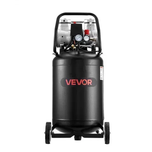 VEVOR Druckluft Kompressor 50 L, Luftkompressor 2 PS, 113 L/min bei 6,2 bar, Max. 8 bar Druck, Ölfreier Tank, Ideal für Autoreparaturen, Reifenbefüllung, Lackierarbeiten, Holzarbeiten & Nageln – Bild 8