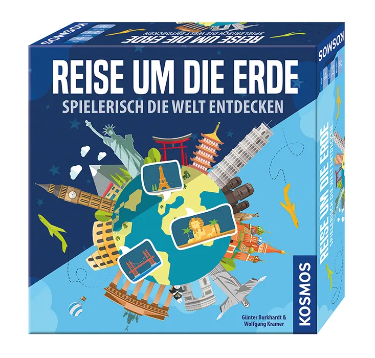 Kosmos Reise um die Erde Spielerisch die Welt entdecken Brettspiel Reisen/Abenteuer Kosmos Reise um die Erde Spielerisch die Welt entdecken Brettspiel Reisen/Abenteuer