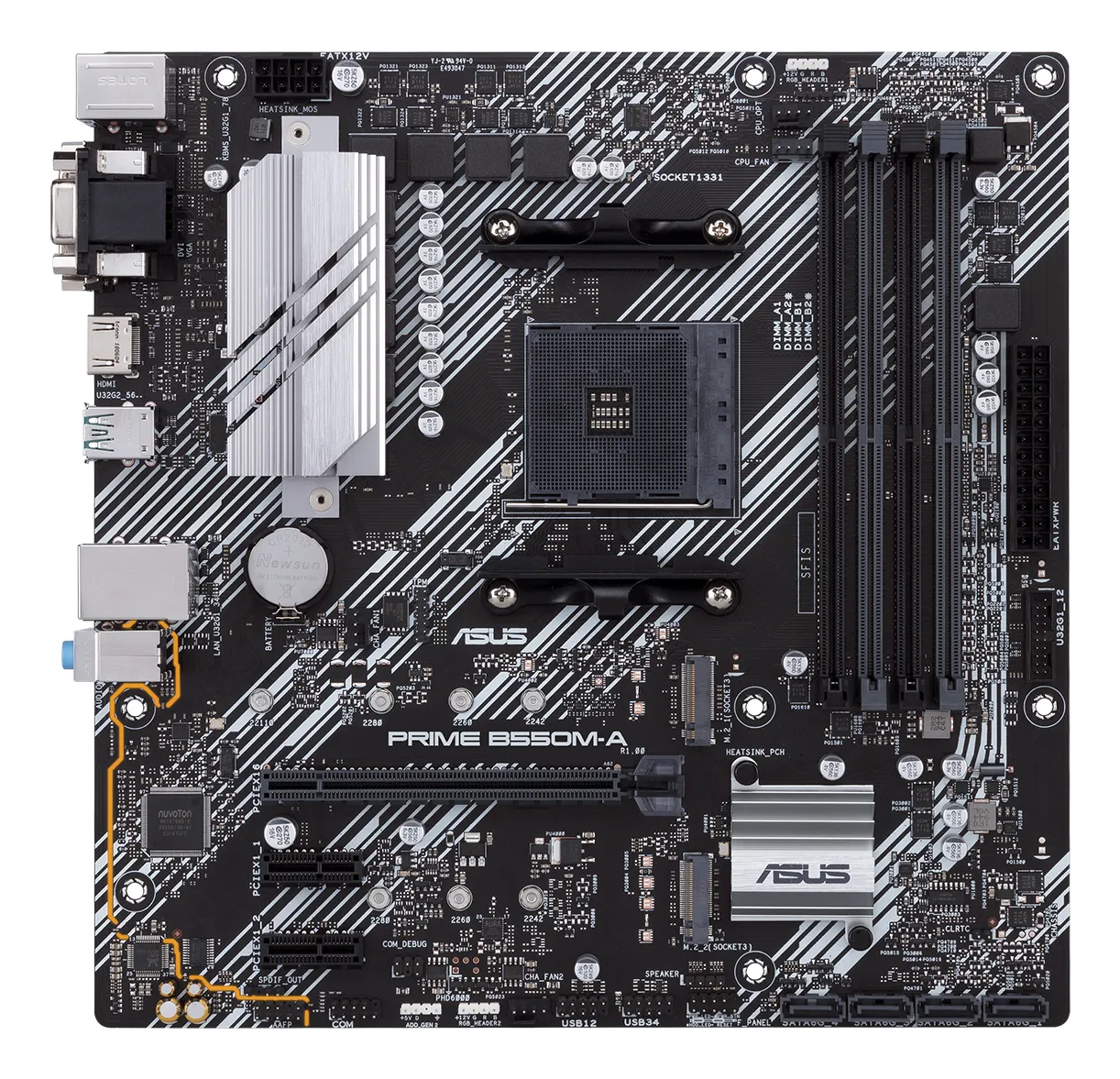 ASUS Prime B550M-A/CSM AMD B550 Sockel AM4 micro ATX – Bild 2