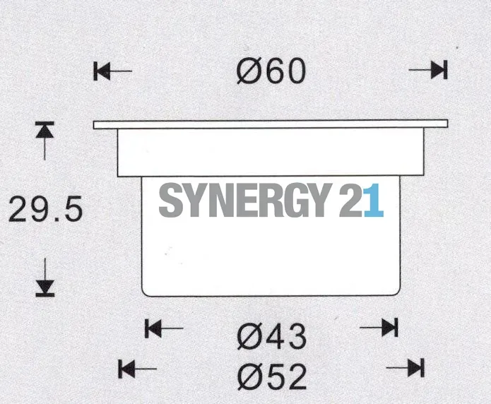 Synergy 21 LED Bodeneinbaustrahler ARGOS rund in-G IP67 cw – Bild 2