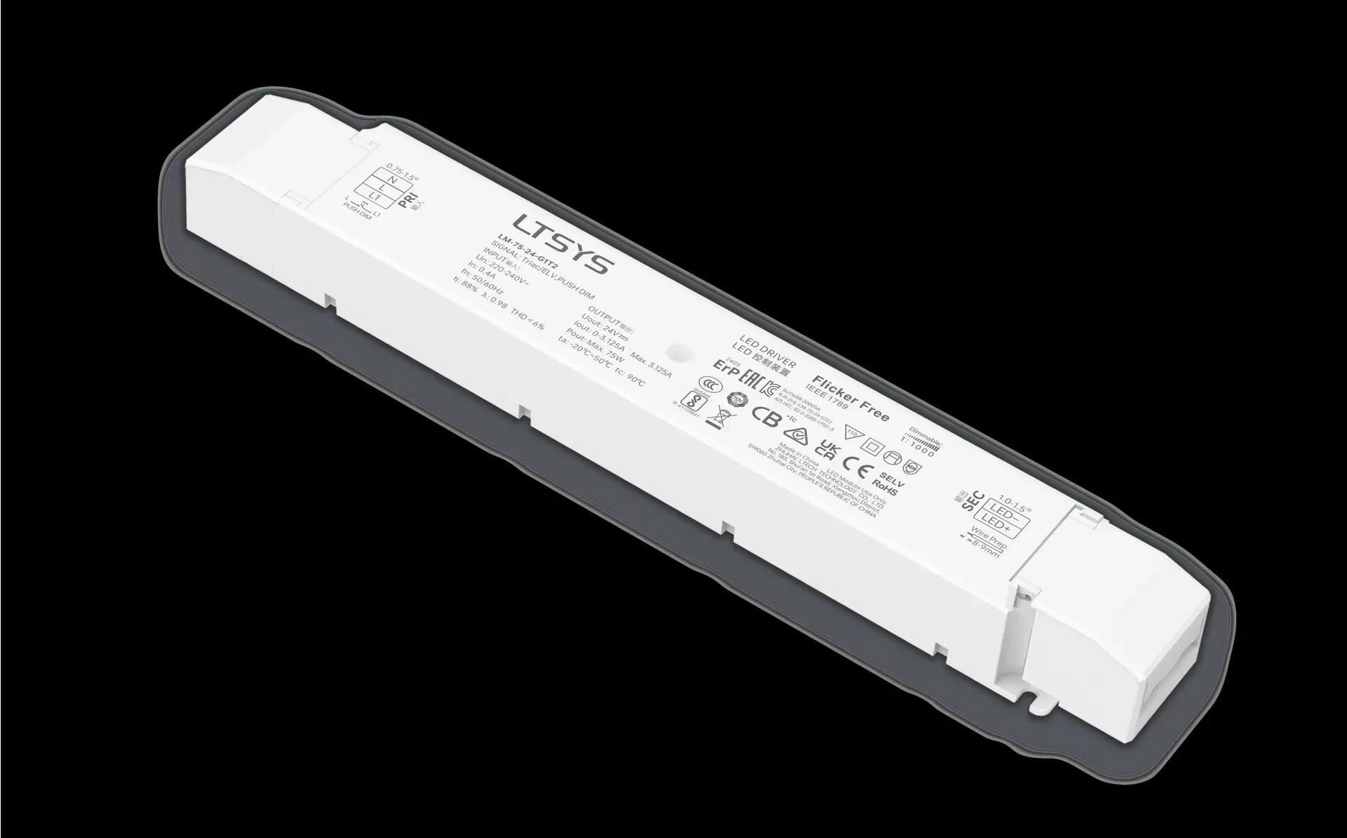 SELF Netzteil – 24V 120W IP20 TRIAC dim SELF Netzteil – 24V 120W IP20 TRIAC dim