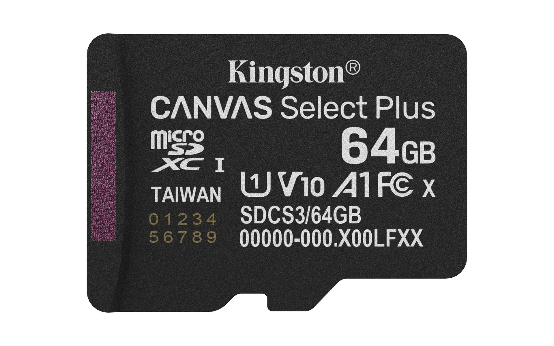 Kingston Technology 64GB micSDXC Canvas Select Plus Gen3 100R A1 (Ohne SD-Adapter) Kingston Technology 64GB micSDXC Canvas Select Plus Gen3 100R A1 (Ohne SD-Adapter)