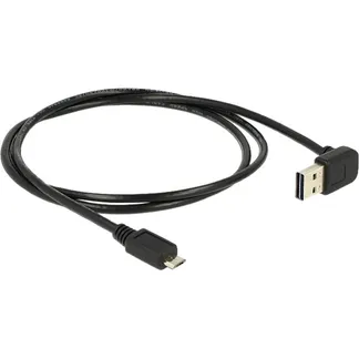 USB 2.0 Kabel, USB-A Stecker 90° > Micro-USB Stecker USB 2.0 Kabel, USB-A Stecker 90° > Micro-USB Stecker