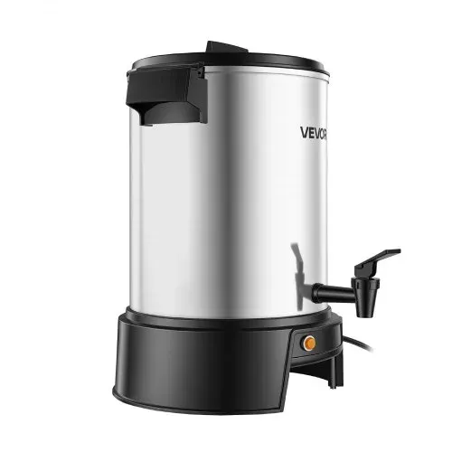 VEVOR Gewerbliche Kaffeemaschine, 30 Tassen, 4,5 l Heißgetränkespender mit tropffreiem Wasserhahn, 1190 W Schnellbrüh-Kaffeemaschine, automatische Temperaturregelung, für Catering, Partys, Kirchen und Restaurants – Bild 8