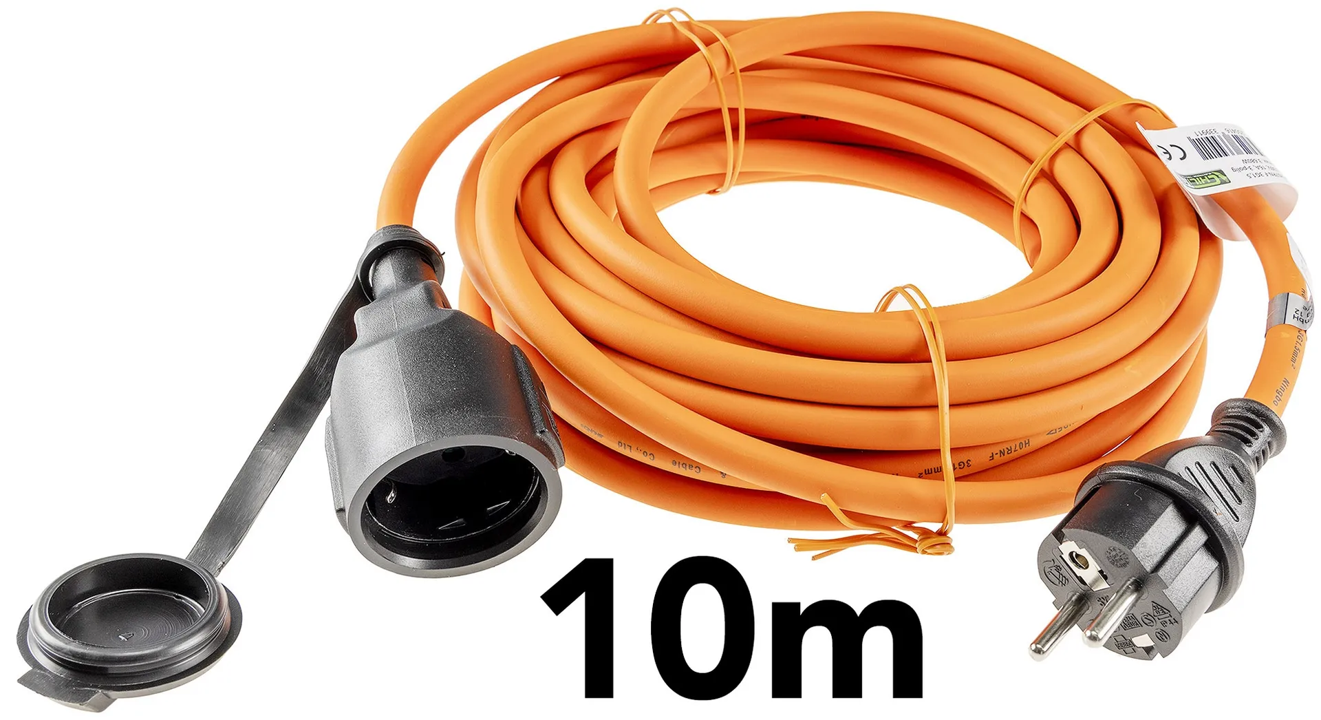 Verlängerungskabel 10m, IP44, Orange H07RN-F 3G1,5 , Stecker / Kupplung Verlängerungskabel 10m, IP44, Orange H07RN-F 3G1,5 , Stecker / Kupplung