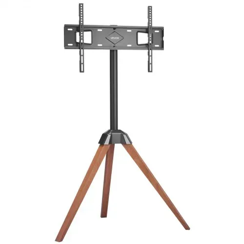 VEVOR TV-Ständer mit Stativ-Staffelei für 1016-1651 mm flach & Curved-TVs bis zu 45 kg, 18° Links-Rechts-Drehung, tragbarer Fernsehständer mit Beinen aus Holz für Schlafzimmer Wohnzimmer Studio – Bild 9