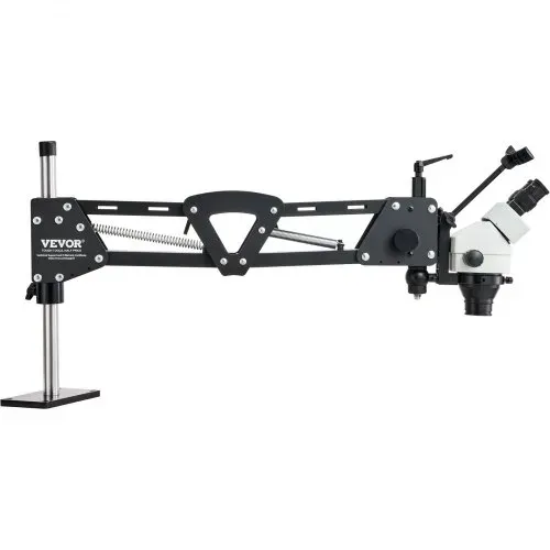VEVOR Multidirektionales Mikroskop mit Federhalterung, Schmuckmikroskop mit 7- bis 45-facher Vergrößerung, Mikro-Schmuck-Intarsienständer mit integriertem USB-Ring-LED-Licht, Juweliermikroskop für Schmuckintarsien – Bild 8