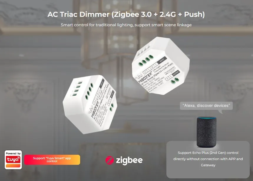MiBoxer TRI-C1ZR LED Dimmer Controller AC TRIAC Zigbee 3.0+2,4G+Push – Bild 2