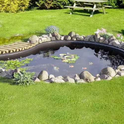 VEVOR Teichfolie, Fischfolie, 914 x 1066 cm, 1,1 mm EPDM, leicht zu schneidende Unterlage – Bild 7