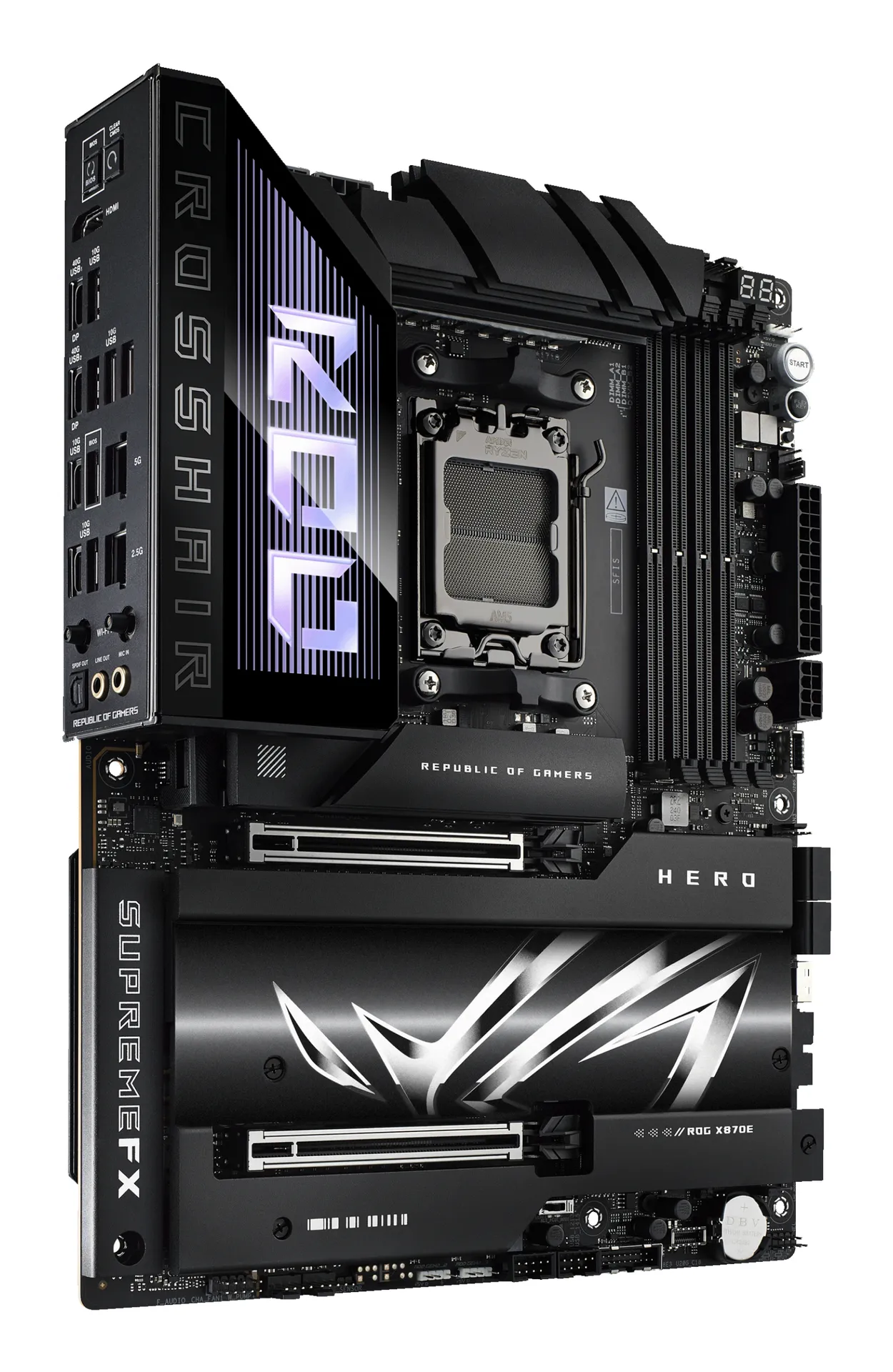 ASUS ROG CROSSHAIR X870E HERO AMD X870E Sockel AM5 ATX – Bild 3