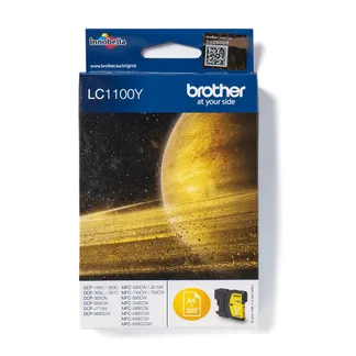 Brother LC1100Y Druckerpatrone 1 Stück(e) Original Gelb Brother LC1100Y Druckerpatrone 1 Stück(e) Original Gelb
