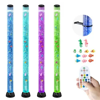 VEVOR Aquarium Lampe 10x Fische Lavalampe Stimmungslicht 150cm 16 Farbeffekte VEVOR Aquarium Lampe 10x Fische Lavalampe Stimmungslicht 150cm 16 Farbeffekte