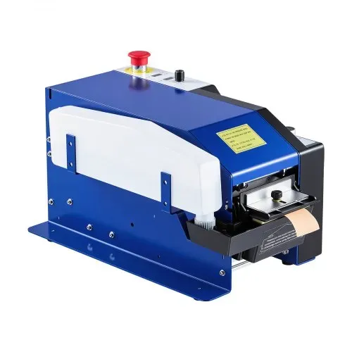 VEVOR Wasseraktivierter Klebebandspender mit 100–995mm Schnittlänge 220V, Automatischer Klebebandschneider für Nassklebeband, Verpackung & Lagerung, 40-100mm Bandbreite, mit 1,3kg Wassertank, Blau – Bild 10