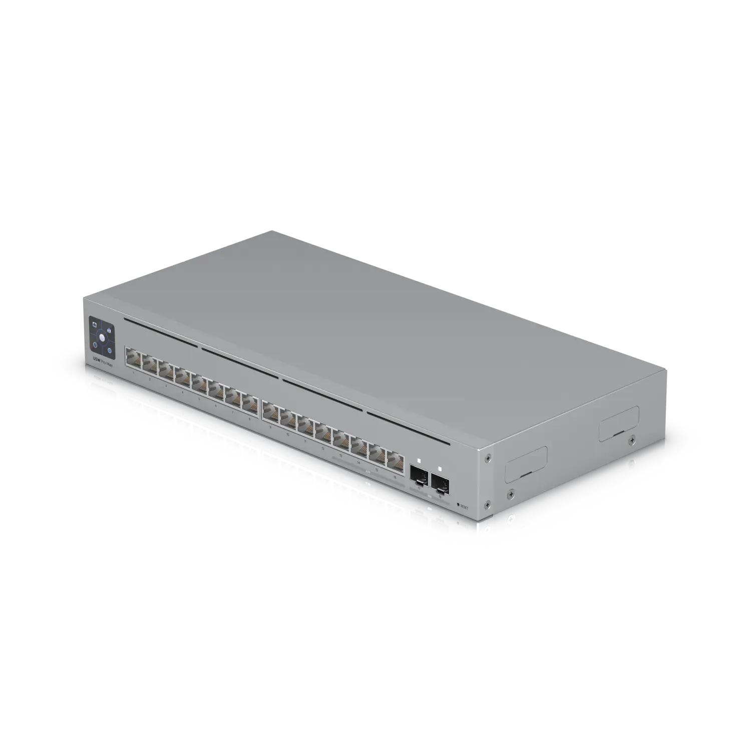 Ubiquiti Switch full managed Layer3 18 Port • 4x 2,5 GbE • 12x GbE • 2x SFP+ • Desktop • Lüfterlos • UniFi • USW-Pro-Max-16 – Bild 3