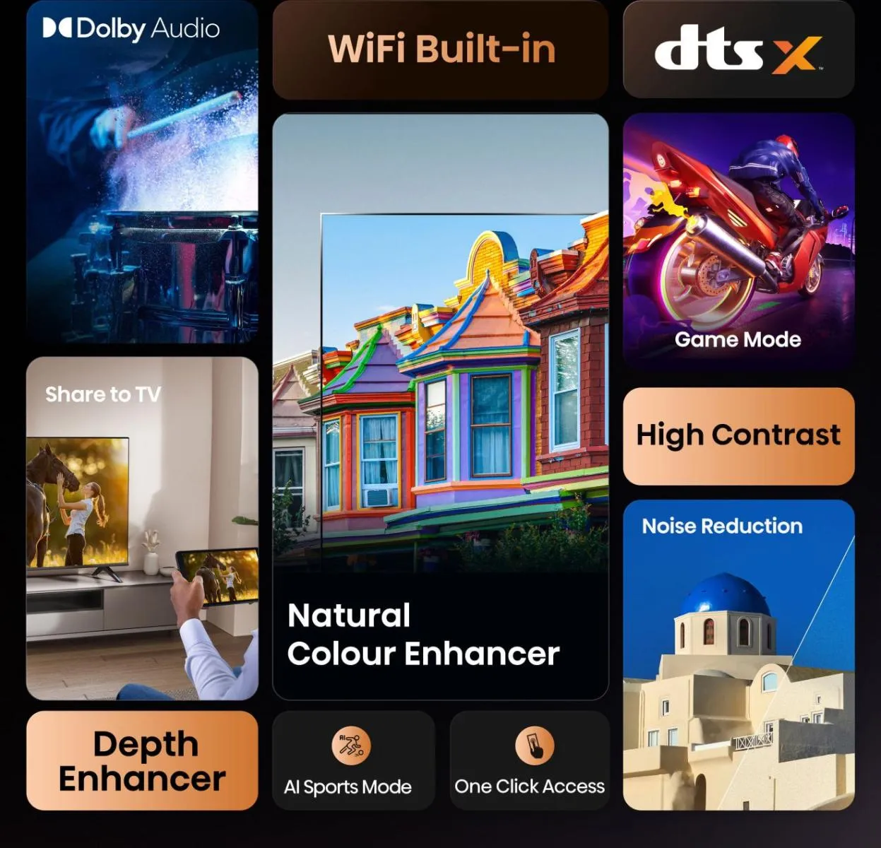 Hisense HD Smart TV 32E4QT ČR – Bild 4