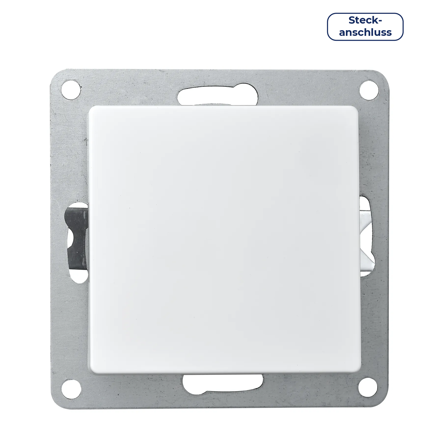 Wechselschalter McPower “Cup“ 250V~/10A, UP, Steckanschluss, weiß Wechselschalter McPower “Cup“ 250V~/10A, UP, Steckanschluss, weiß