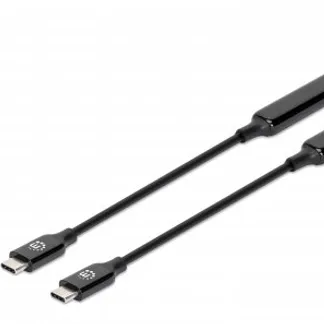 Manhattan 355971 USB Kabel USB 3.2 Gen 2 (3.1 Gen 2) 5 m USB C Schwarz Manhattan 355971 USB Kabel USB 3.2 Gen 2 (3.1 Gen 2) 5 m USB C Schwarz
