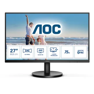 AOC Q27B3MA LED display 68,6 cm (27″) 2560 x 1440 Pixel Quad HD Schwarz AOC Q27B3MA LED display 68,6 cm (27″) 2560 x 1440 Pixel Quad HD Schwarz