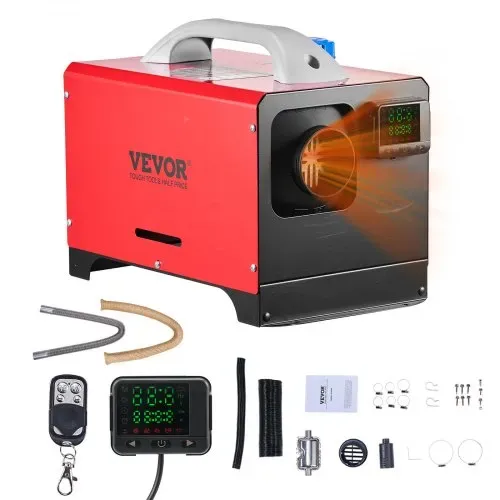 VEVOR Dieselheizung Diesel Luftheizung 5-8KW 12-24V mit Fernbedienung, Diesel Luft Standheizung – schnelle Erwärmung mit LCD-Display & Vorheizfunktion VEVOR Dieselheizung Diesel Luftheizung 5-8KW 12-24V mit Fernbedienung, Diesel Luft Standheizung – schnelle Erwärmung mit LCD-Display & Vorheizfunktion