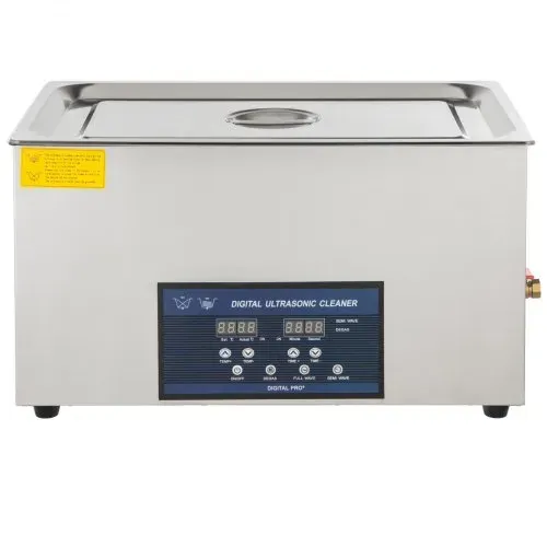 VEVOR Ultraschall Reiniger 30 L, Ultraschallreiniger Brille 230 V, Ultraschall Reiniger aus Edelstahl, Ultraschallgerät mit 2 Einstellbarer Reinigungsleistung 300 W, 600 W, für Zahnheilkunde, Geschirr – Bild 8