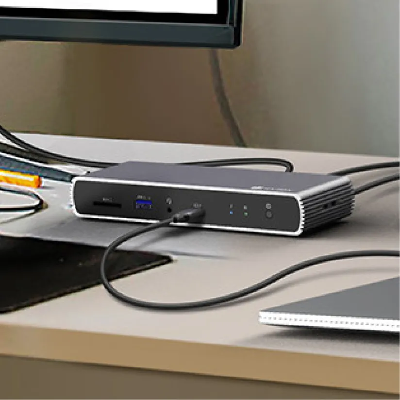 ICY BOX IB-DK4012-CPD, 9 in 1 USB Type-C® Notebook DockingStation, 2x HDMI – Bild 7