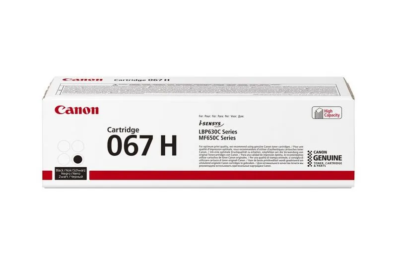 Canon 067H Tonerkartusche 1 Stück(e) Original Schwarz Canon 067H Tonerkartusche 1 Stück(e) Original Schwarz