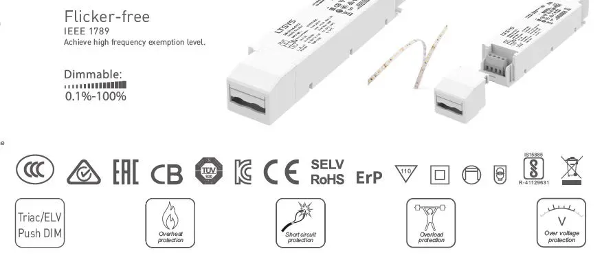 SELF Netzteil - 24V 120W IP20 TRIAC dim – Bild 4