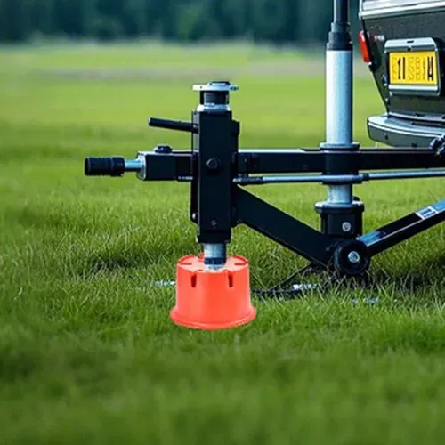 VEVOR 6 Anhänger-Stützblöcke (203,2 mm Höhe, 908 kg belastbar) + 2 Anhängerheberpads, 8-teiliges Hochleistungs-Nivellierungsset für Wohnmobile der 5. Klasse mit Klimaanlage – Bild 7
