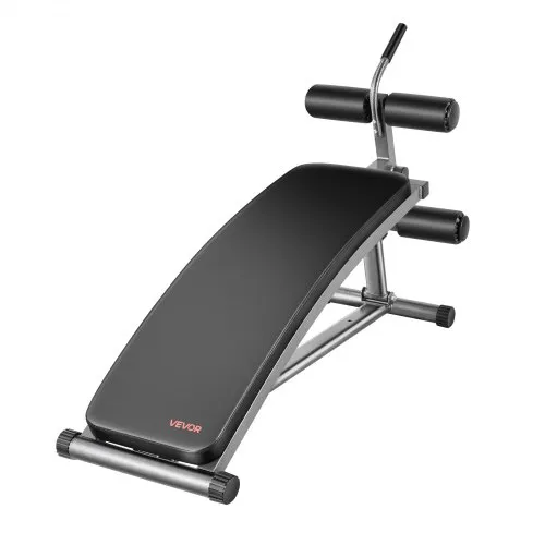 VEVOR Sit Up Bank, gebogene Bauchmuskelbank 6-stufig Höhenverstellbar (132 x 42 x 85 cm) Rückentrainer (272 kg belastbar) für Heimtraining im Fitnessstudio Krafttraining Ganzkörpermuskeltraining VEVOR Sit Up Bank, gebogene Bauchmuskelbank 6-stufig Höhenverstellbar (132 x 42 x 85 cm) Rückentrainer (272 kg belastbar) für Heimtraining im Fitnessstudio Krafttraining Ganzkörpermuskeltraining