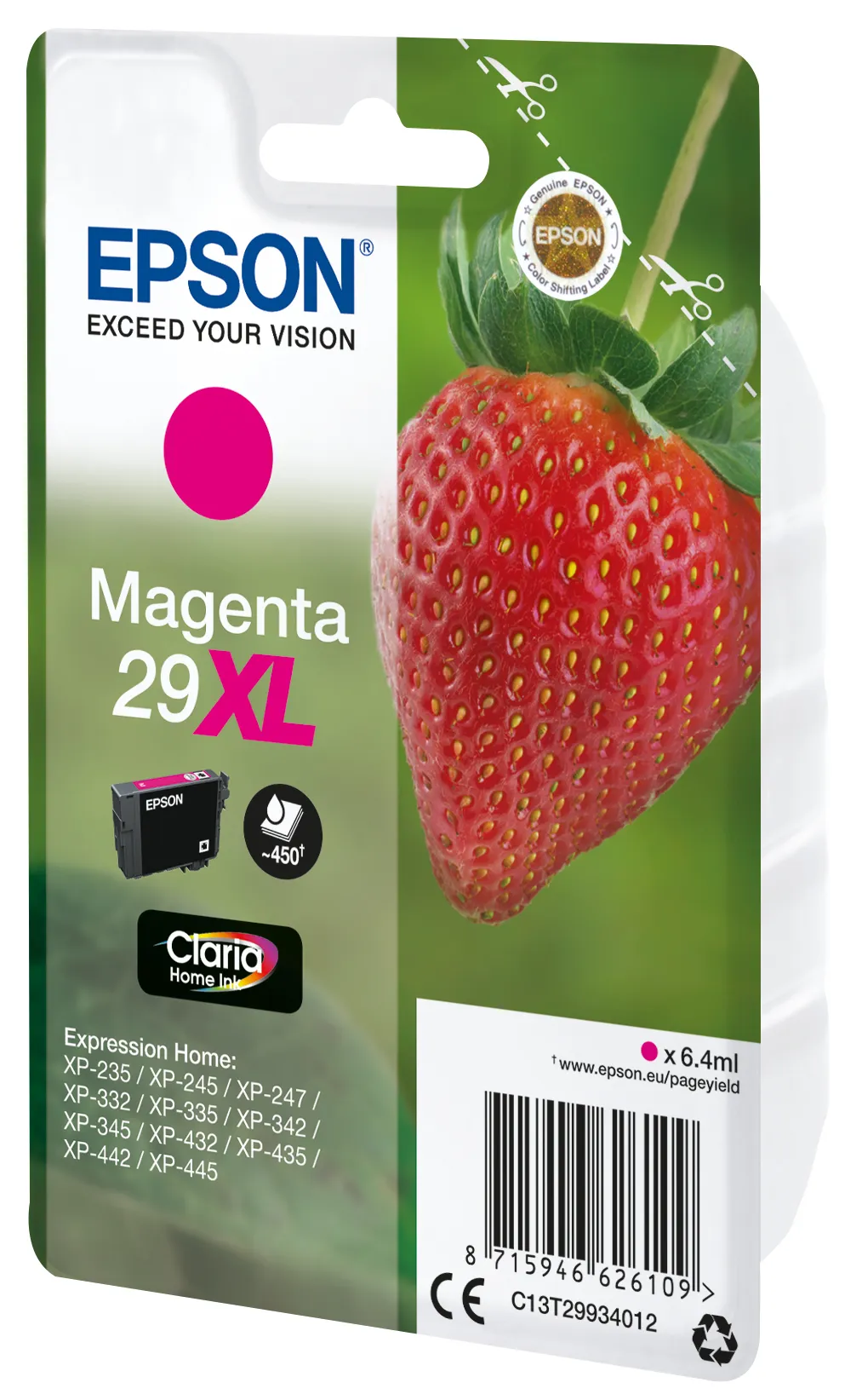 Epson Strawberry Singlepack Magenta 29XL Claria Home Ink – Bild 2
