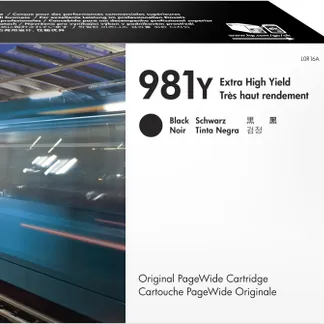 HP 981Y Schwarz Original PageWide Druckerpatrone mit sehr hoher Reichweite HP 981Y Schwarz Original PageWide Druckerpatrone mit sehr hoher Reichweite