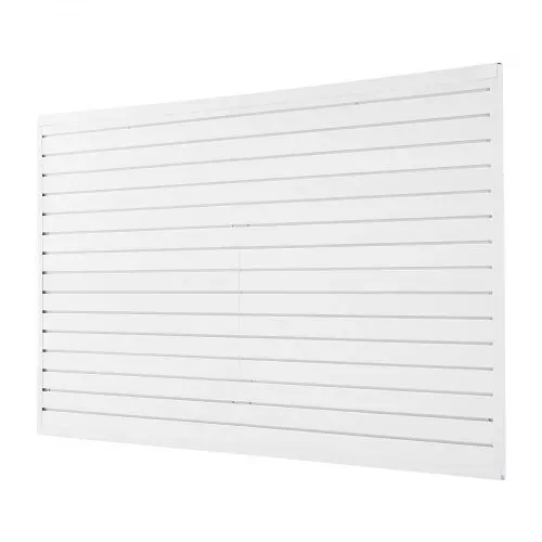 VEVOR Werkzeugwand 1225x2450x20mm, PVC-Garagen-Lamellenwand mit Zubehör, 136 kg, weißer Wandorganizer, Lamellenwandpaneel mit Verbindungsstruktur & DIY-Zuschnitt, geeignet für Lagerung & Präsentation – Bild 8