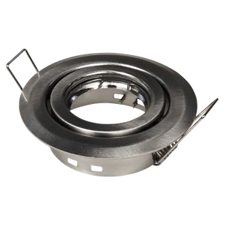 Einbaurahmen McShine “ER-76“ Edelstahl gebürstet, Ø76mm, schwenkbar Einbaurahmen McShine “ER-76“ Edelstahl gebürstet, Ø76mm, schwenkbar