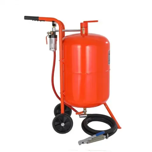 VEVOR Mobiles Sandstrahlgerät 75,7 L Sandstrahlanlage ca. 244 cm Arbeitsschlauch Sandstrahler 60–110 PSI Arbeitsdruck ideal zum Entfernen von Rost, Farbe, Flecken und das Polieren großer Flächen – Bild 8