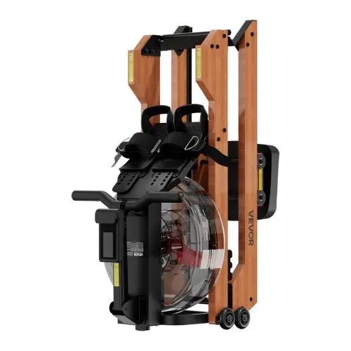 VEVOR Rudergerät 6-stufiger leiser Widerstand, faltbares Wasserrudergerät aus Holz mit 14 L Wassertank & LCD-Monitor, Bluetooth-App-kompatibel, 158 kg Gewichtskapazität, immersives Rudergerät – Bild 9