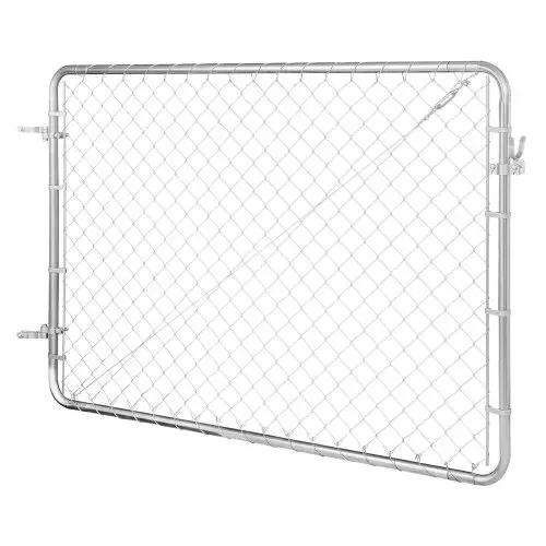 VEVOR Gartentür, 183x122 cm, verstellbares Maschendrahtzauntor, passend für Gartenzauntoröffnungen von 61–183 cm(B)x183 cm(H), Zauntor für Bauernhof, Pfosten nicht im Lieferumfang enthalten – Bild 10