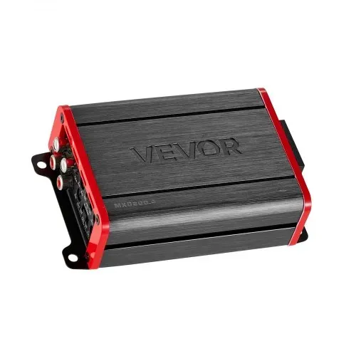 VEVOR Autoverstärker 4-Kanal, Endstufe Klasse D Überbrückbar, Max. 4 x 120 W an 4 Ohm / 4 x 200 W an 2 Ohm, Hochleistungsverstärker für SUVs Pickups Geländewagen Mehrkanal-Audioverstärker – Bild 8