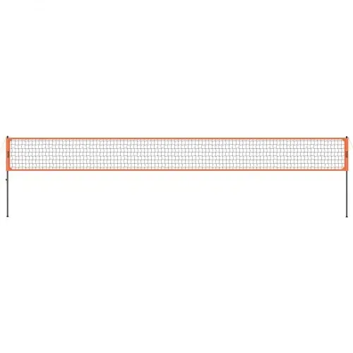 VEVOR Volleyballnetz Höhenverstellbares Volleyballnetz Set, 9,7 x 2,4 m Tragbarer Beachvolleyball-Netz, Orange Volleyballnetz Faltbare Volleyballnetz mit Volleyball & Tragetasche, für Garten, Strand – Bild 10