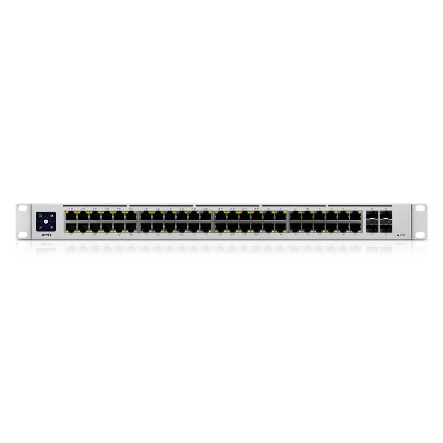 Ubiquiti Switch smart managed Layer2 52 Port • 48x GbE • PoE Budget 195W • 32x PoE at • 4x SFP • 19" • Lüfterlos • UniFi • USW-48-POE – Bild 4