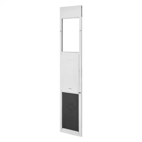 VEVOR Hundeklappe für Glasschiebetür, Hundetür Höhenverstellbar von 1927 bis 2049 mm, Rahmen aus Aluminiumlegierung mit 3-Lagiger Klappe & Drehscharnier, Haustierklappe für Extra Große Hunde, XL – Bild 10